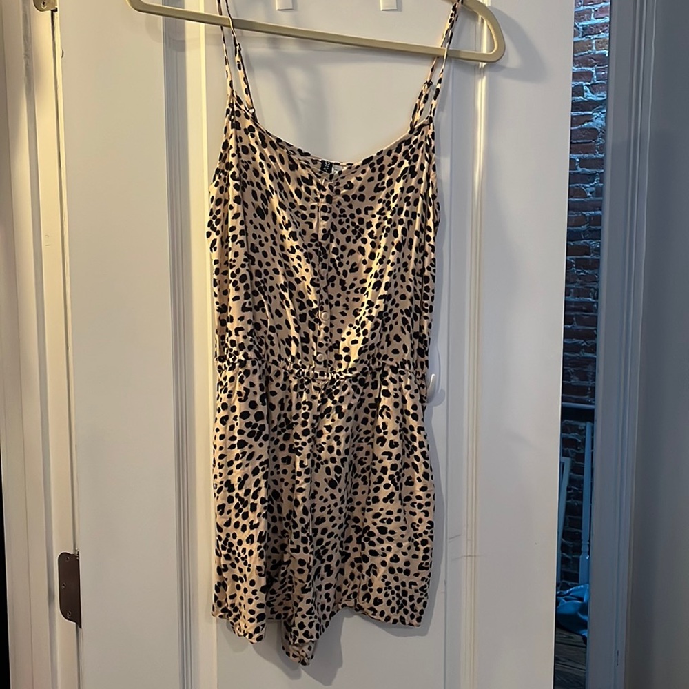 Cheetah Romper